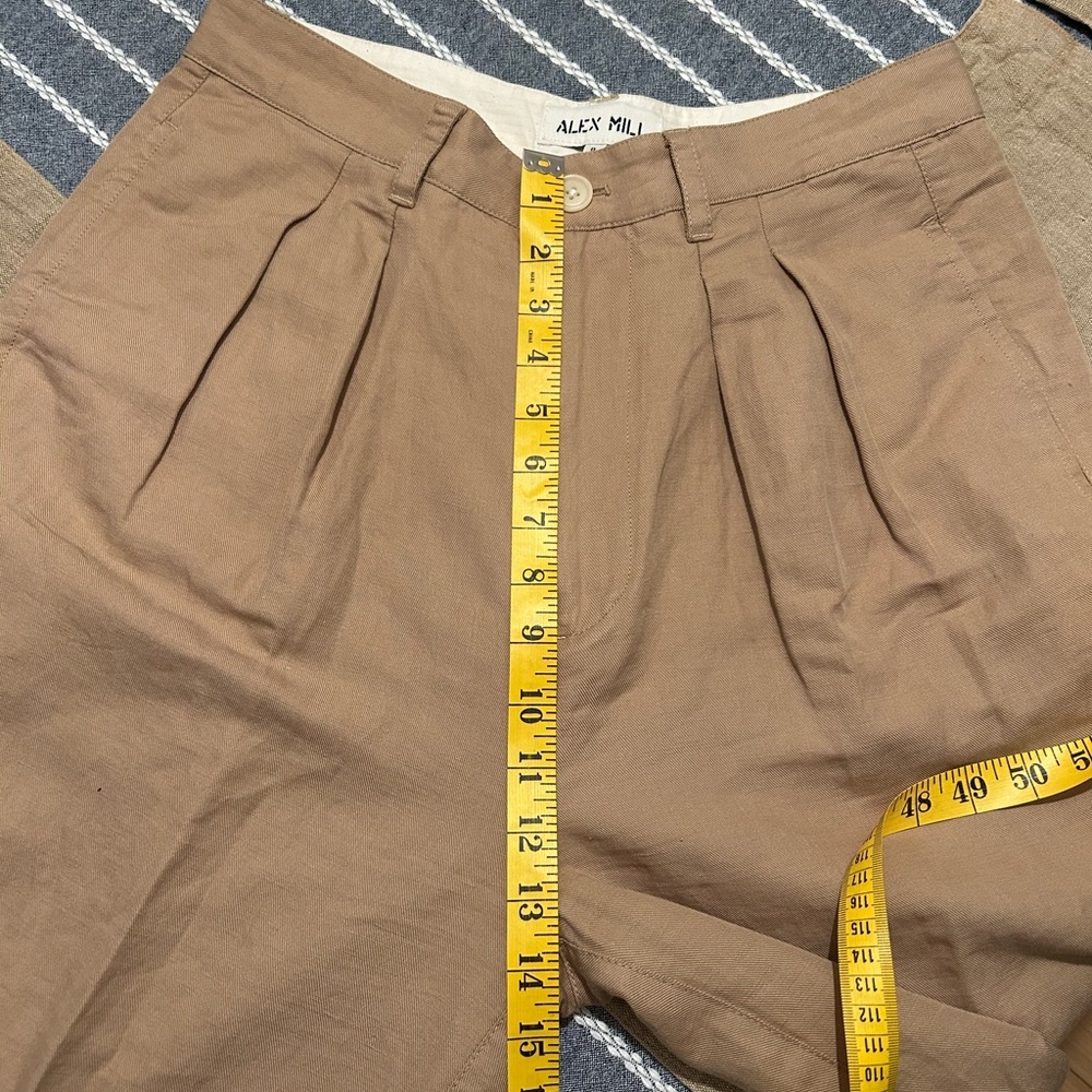 Alex Mill High Rise Linen blend Trouser